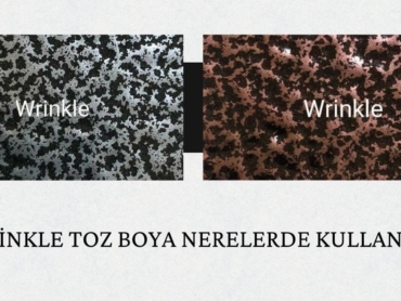Wrinkle Toz Boya Nerelerde Kullanılır?